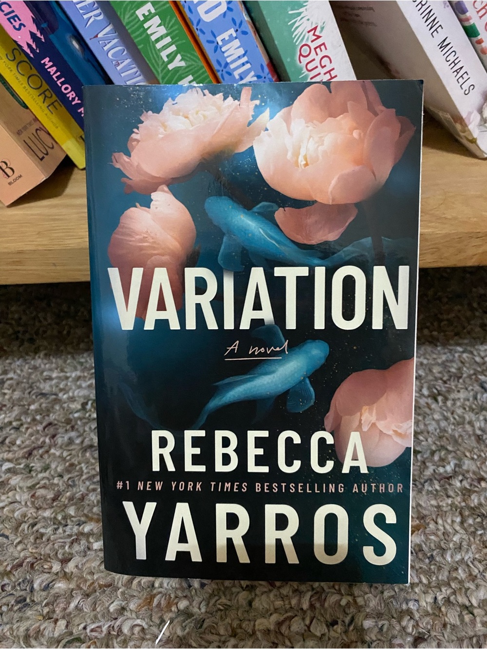 Rebecca Yarros Variation - Teal & Peach Hardcover